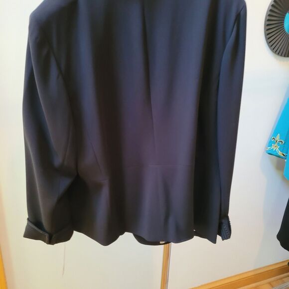 NWT jones new york collection black embroidered blazer sz 18w - Picture 3 of 14